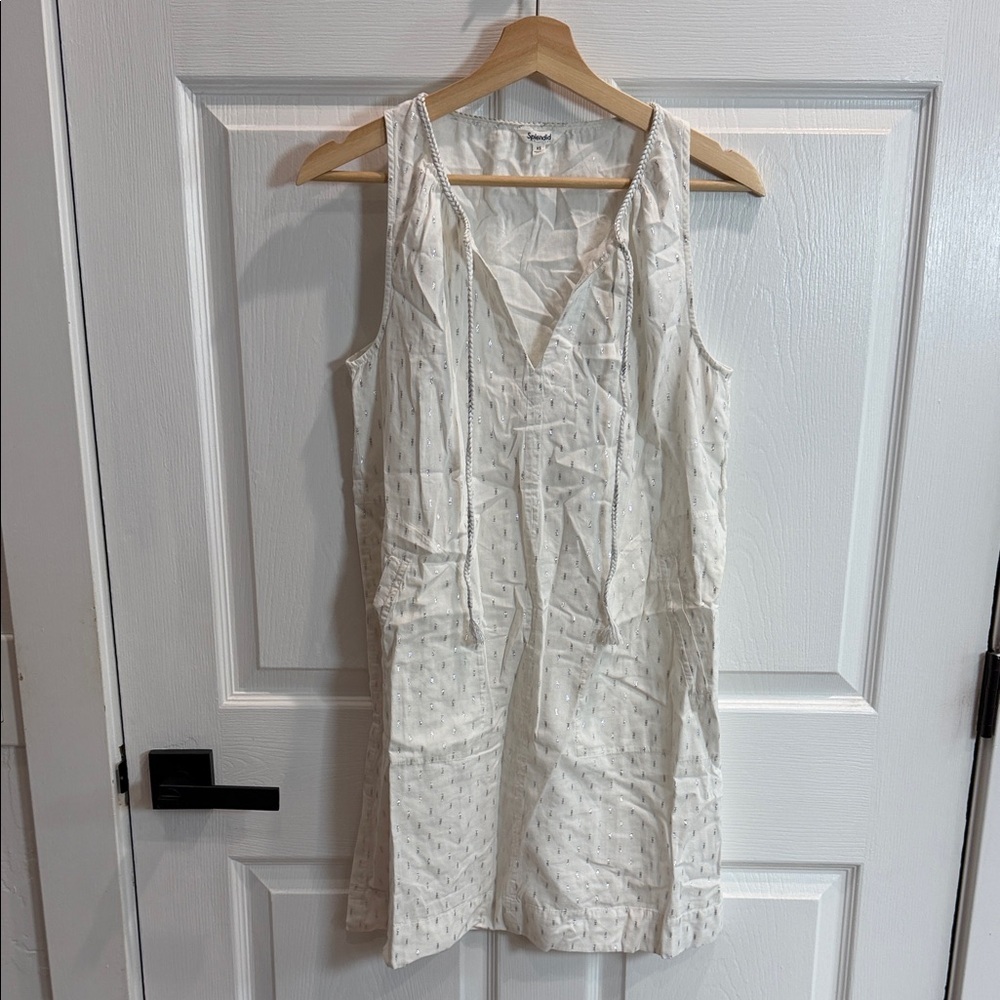 Splendid White Midi Dress